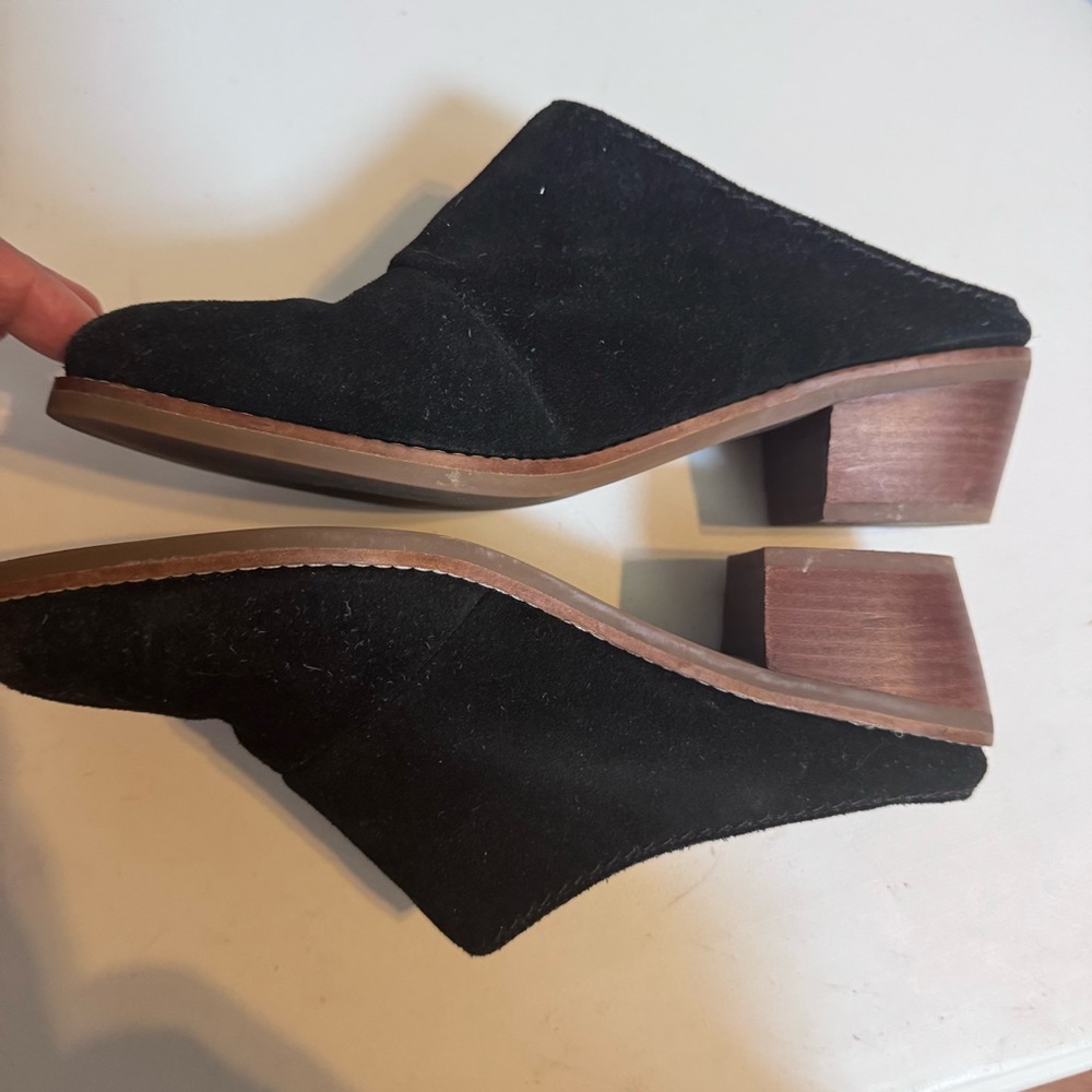 Cole Haan Women's Andi Black Suede Mules Loafer - Picture 7 of 11